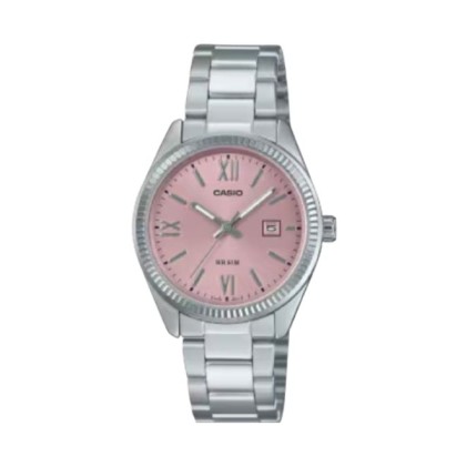 Casio General LTP-1302DD-4A1V Silver Stainless Steel Band Women Watch